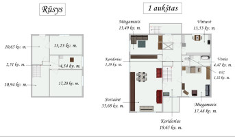 Parduodamas namas Girelės g., Šešuolėlių I k., Širvintų r. sav., 169.83 m2 ploto, 1 aukštai 16