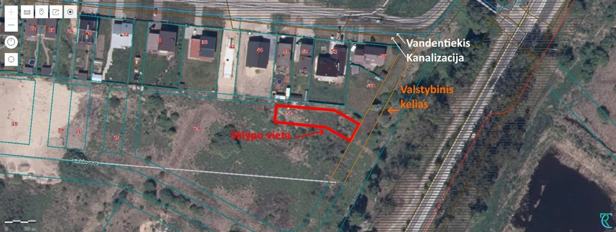 Parduodamas namų valdos paskirties sklypas Vinkšnos g., Gubernija, Šiaulių m., Šiaulių m. sav., 6.51 a ploto 6