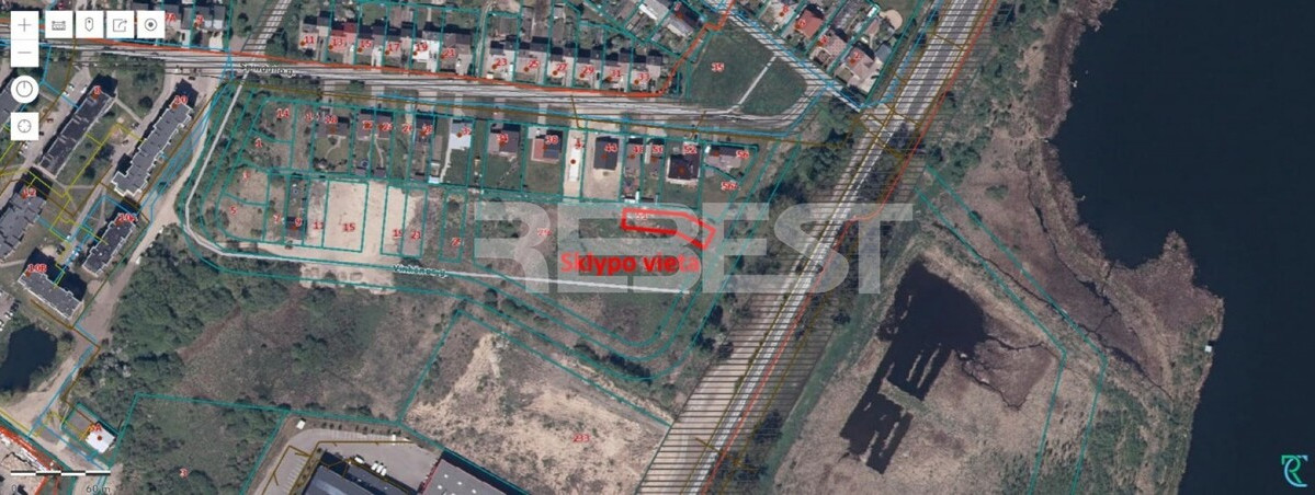 Parduodamas namų valdos paskirties sklypas Vinkšnos g., Gubernija, Šiaulių m., Šiaulių m. sav., 6.51 a ploto 7