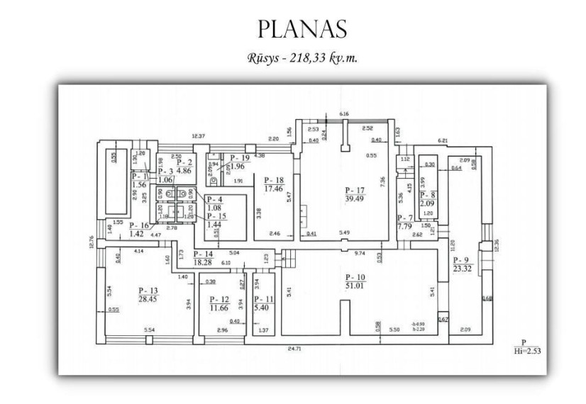 Parduodamos administracinės, paslaugų, prekybos patalpos Alberto Jauniškio g., Molėtų m., Molėtų r. sav., 560.15 m2 ploto 22