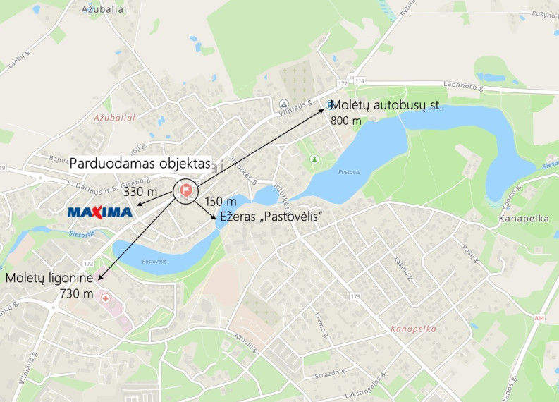 Parduodamos administracinės, paslaugų, prekybos patalpos Alberto Jauniškio g., Molėtų m., Molėtų r. sav., 560.15 m2 ploto 31