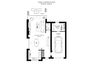 Parduodamas namas Aušros g., Riešės k., Vilniaus r. sav., 147.96 m2 ploto, 2 aukštai 21