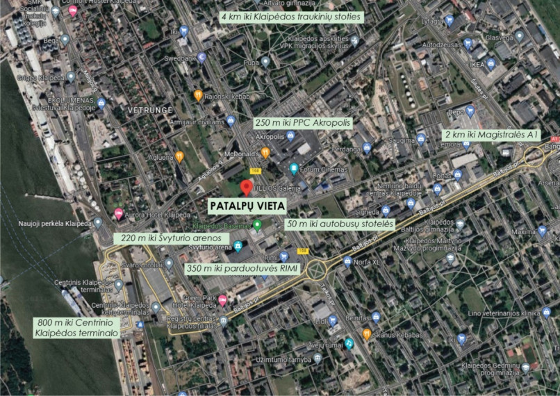 Nuomojamos paslaugų, prekybos patalpos Taikos pr., Centras, Klaipėdos m., Klaipėdos m. sav., 170 m2 ploto 4