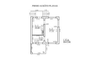 PARDUODAMAS JAUKUS IR TVARKINGAS 80 KV. M. MŪRINIS SODO NAMAS 4,95 ARŲ SKLYPE NAUJIKŲ KAIME 43