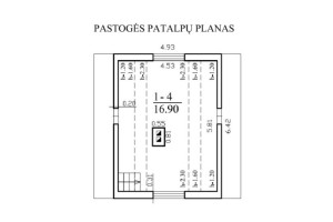 PARDUODAMAS JAUKUS IR TVARKINGAS 80 KV. M. MŪRINIS SODO NAMAS 4,95 ARŲ SKLYPE NAUJIKŲ KAIME 44