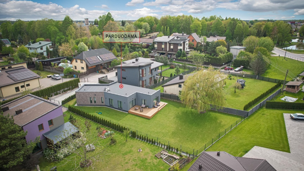 Parduodamas namas Miglės g., Ramučių k., Kauno r. sav., 143.54 m2 ploto, 1 aukštai 3