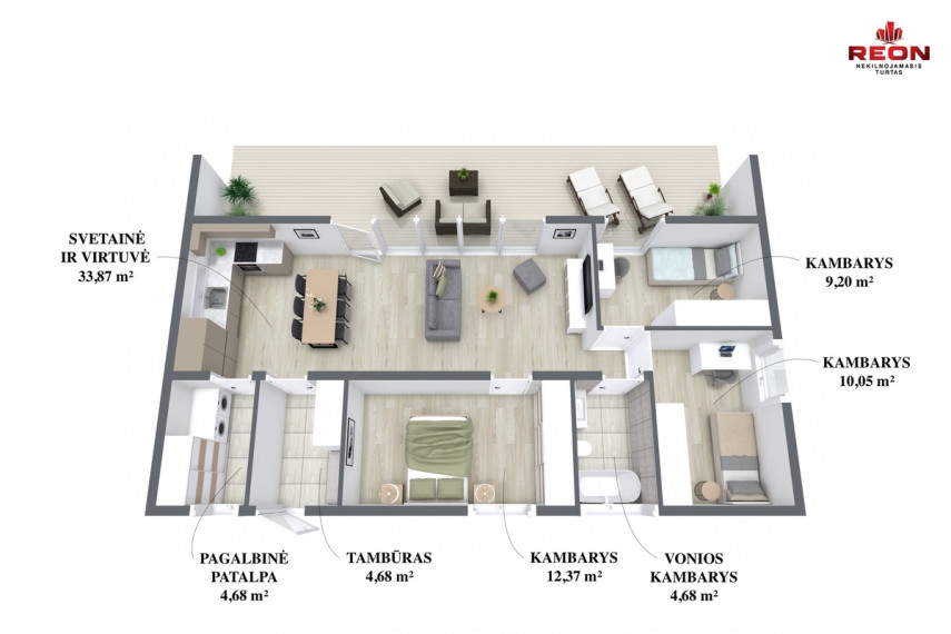 Parduodamas namas Bubų g., Mikališkių k., Vilniaus r. sav., 79 m2 ploto, 1 aukštai 5