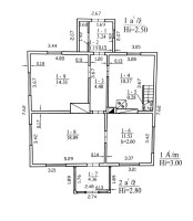 Parduodamas namas Vytauto Didžiojo g., Kruopių mstl., Akmenės r. sav., 67.73 m² ploto 3 kambariai 26