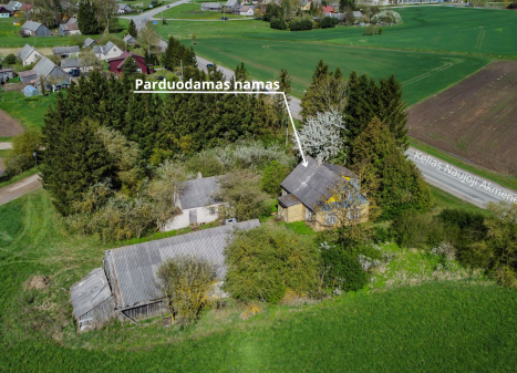 Parduodamas namas Vytauto Didžiojo g., Kruopių mstl., Akmenės r. sav., 67.73 m² ploto 3 kambariai