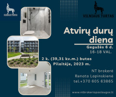 Parduodamas butas J. Bretkūno g., Pilaitė, Vilniaus m., Vilniaus m. sav., 39.31 m2 ploto, 2 kambariai 21