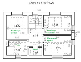 Parduodamas namas Melisų g., Bukiškio k., Vilniaus r. sav., 135.79 m² ploto 5 kambariai 12