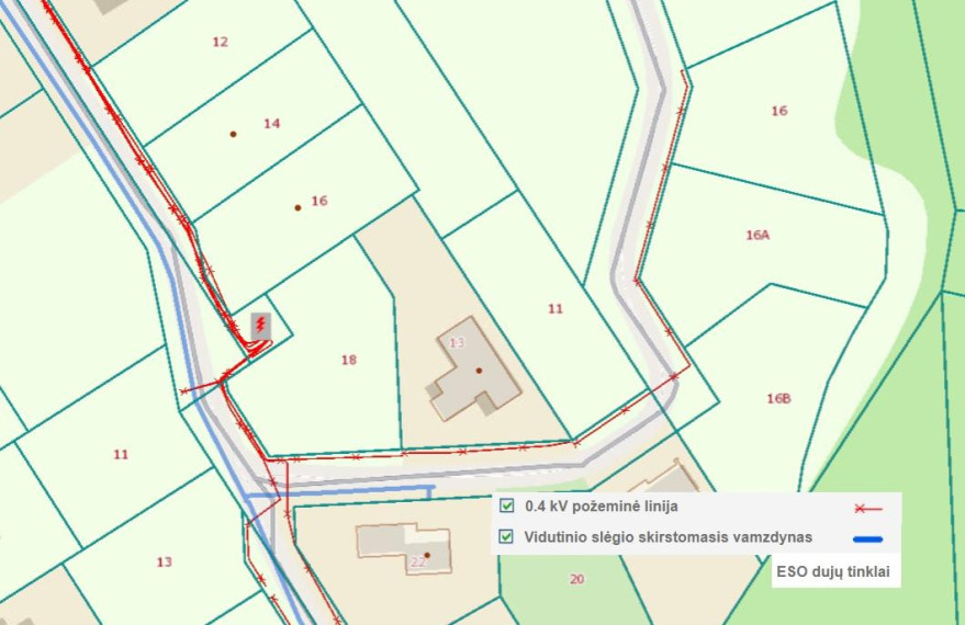 Parduodamas sklypas Strazdų g., Saldenės k., Vilniaus r. sav., 14.62 a ploto 4