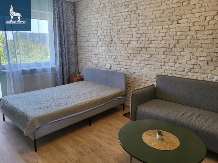 Nuomojamas butas Vėtrungių, Fabijoniškės, Vilniaus m., Vilniaus m. sav., 35 m2 ploto, 1 kambariai 6