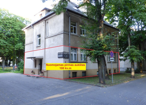 Nuomojamos administracinės patalpos Vilties g., Centras, Klaipėdos m., Klaipėdos m. sav., 100.87 m2 ploto