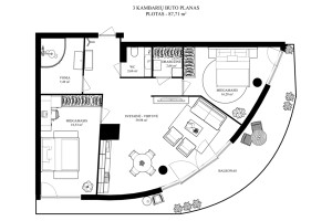 Nuomojamas butas Žirgo g. , Antakalnis, Vilniaus m., Vilniaus m. sav., 88 m2 ploto, 3 kambariai 16