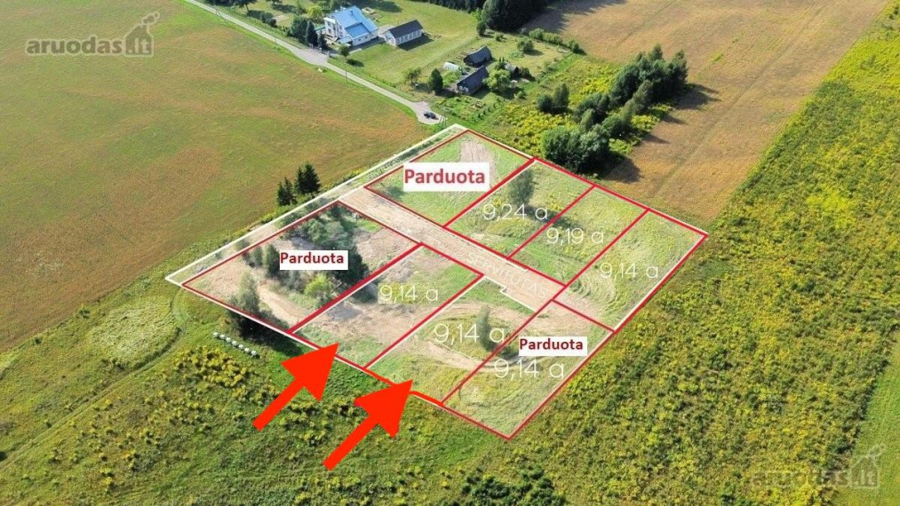 Parduodamas sklypas Trakų Vokės k., Vilniaus m. sav., 9.14 a ploto 1