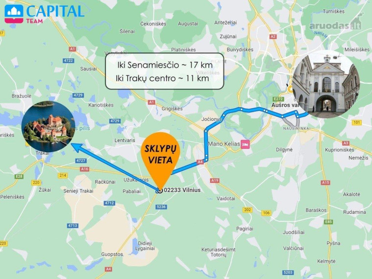 Parduodamas sklypas Trakų Vokės k., Vilniaus m. sav., 9.14 a ploto 4