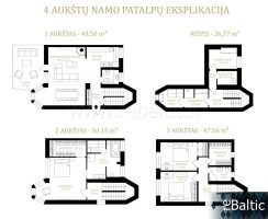 Parduodamas namas Miglos g., Žvėrynas, Vilniaus m., Vilniaus m. sav., 175 m2 ploto, 3 aukštai 29