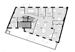 Nuomojamos administracinės patalpos L. Stuokos-Gucevičiaus g., Senamiestis, Vilniaus m., Vilniaus m. sav., 281.34 m2 ploto 28