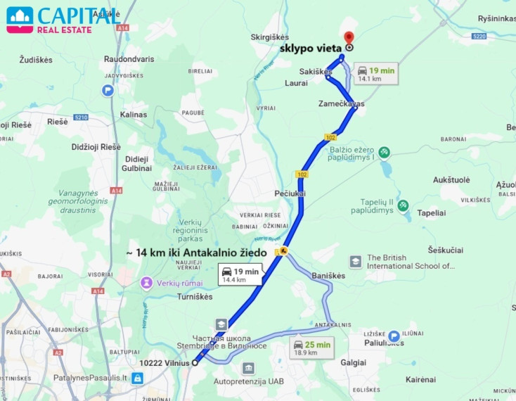 Parduodamas  sklypas Sakiškių k., Vilniaus r. sav., 105 a ploto 26