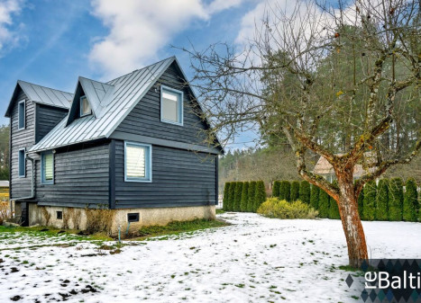 Parduodamas namas Pušų g., Sakiškių k., Vilniaus r. sav., 117.75 m2 ploto, 2 aukštai