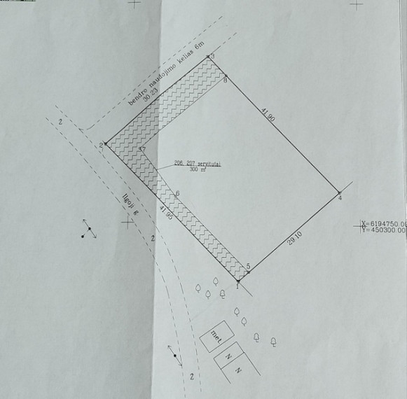 Parduodamas sklypas Ilgoji g., Aukštelkės k., Šiaulių r. sav., 12.42 a ploto 5