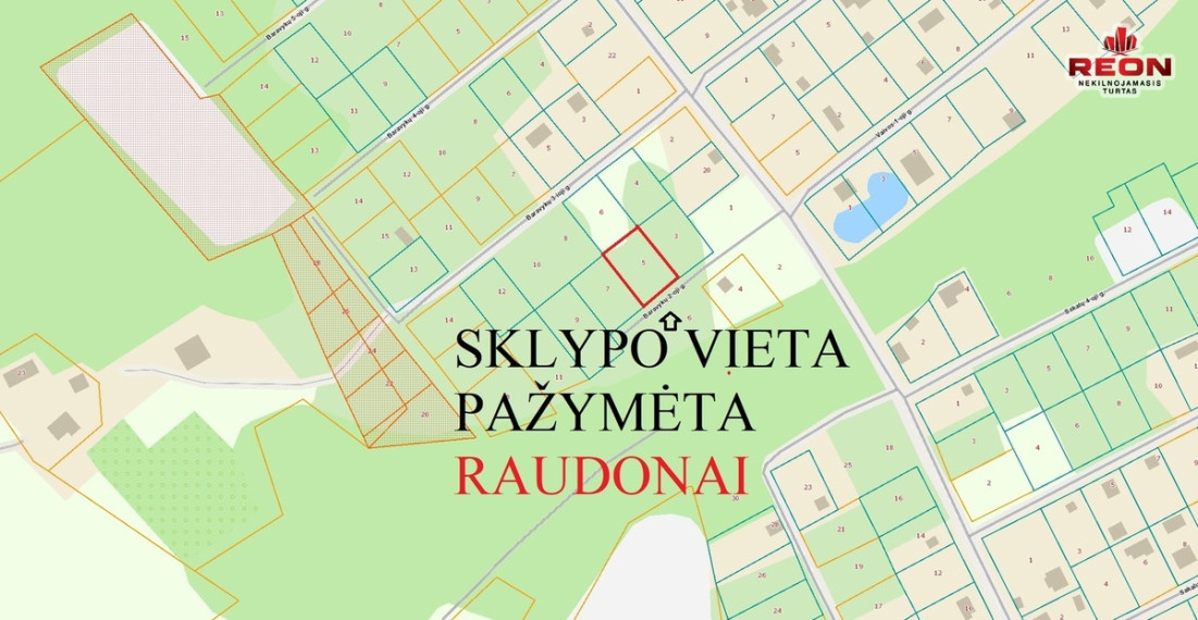 Parduodamas sklypas Akmeniškių k., Vilniaus r. sav., 6 a ploto 5