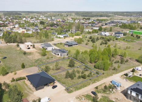 Parduodamas namų valdos paskirties sklypas Didžiosios Riešės k., Vilniaus r. sav., 13.84 a ploto