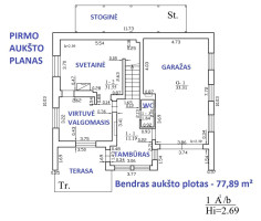 Parduodamas namas Gandrų g., Kalotės k., Klaipėdos r. sav., 158 m2 ploto, 2 aukštai 33