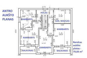 Parduodamas namas Gandrų g., Kalotės k., Klaipėdos r. sav., 158 m2 ploto, 2 aukštai 34