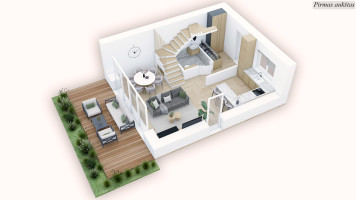 Parduodamas namas Knypavos g., Pilaitė, Vilniaus m., Vilniaus m. sav., 80 m2 ploto, 2 aukštai 13