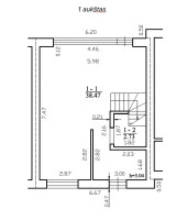 Parduodamas namas Knypavos g., Pilaitė, Vilniaus m., Vilniaus m. sav., 80 m2 ploto, 2 aukštai 15