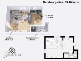 PARDUODAMAS 1 KAMBARIO BUTAS TRAKSĖDŽIUOSE, ŠILOJŲ G. 3