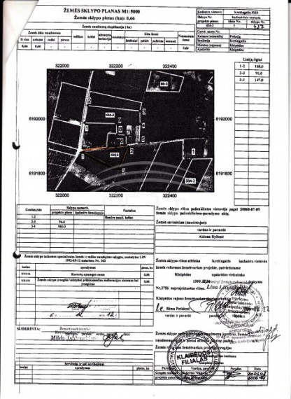 Parduodamas sklypas Peskojų k., Klaipėdos r. sav., 66 a ploto 1