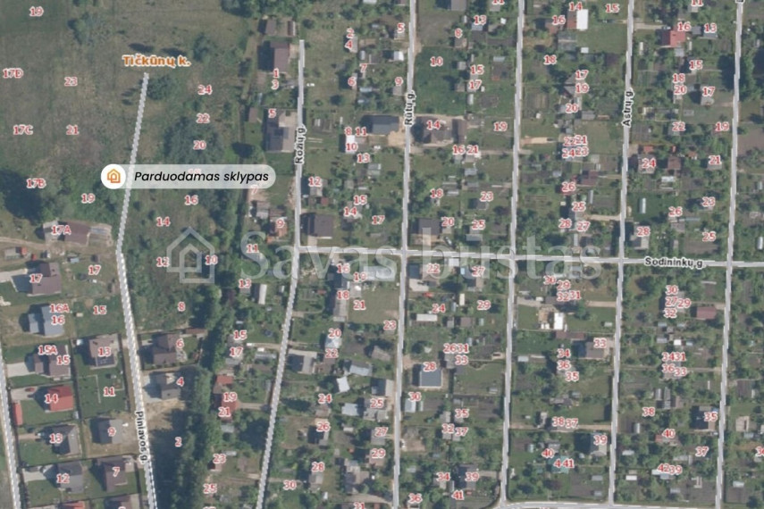 Parduodamas sklypas Panevėžio r. sav., Tičkūnų k., Piniavos g. 16, 9.12 a ploto 2