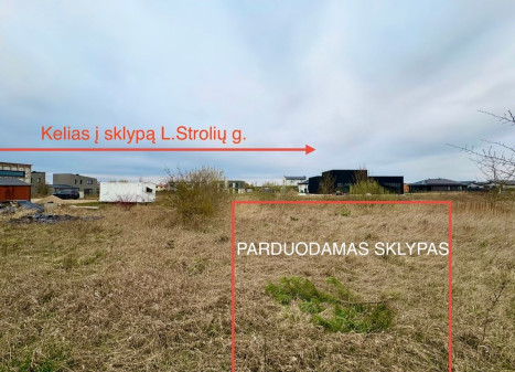 Parduodamas  sklypas L. Strolio g., Šilainiai, Kauno m., Kauno m. sav., 6.81 a ploto