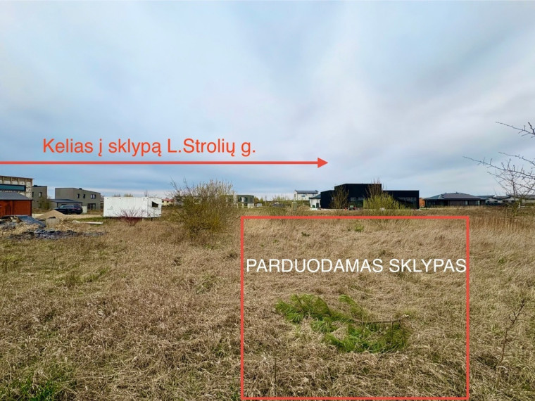 Parduodamas sklypas L. Strolio g., Šilainiai, Kauno m., Kauno m. sav., 6.81 a ploto 1