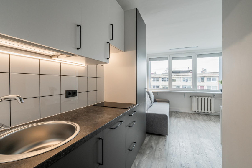 Nuomojamas butas Studentų g., Žvėrynas, Vilniaus m., Vilniaus m. sav., 17.18 m² ploto 1 kambarys 4