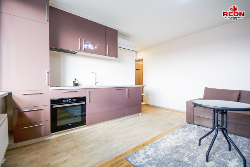 Nuomojamas butas Verkių g., Žirmūnai, Vilniaus m., Vilniaus m. sav., 26 m2 ploto, 1 kambariai 2