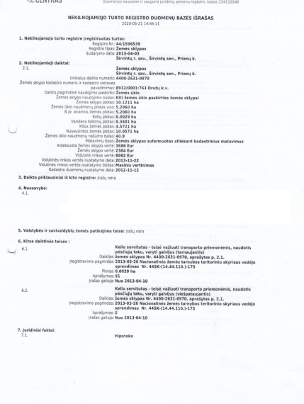Parduodamas sklypas Prienų k., Širvintų r. sav., 1012.11 a ploto 4