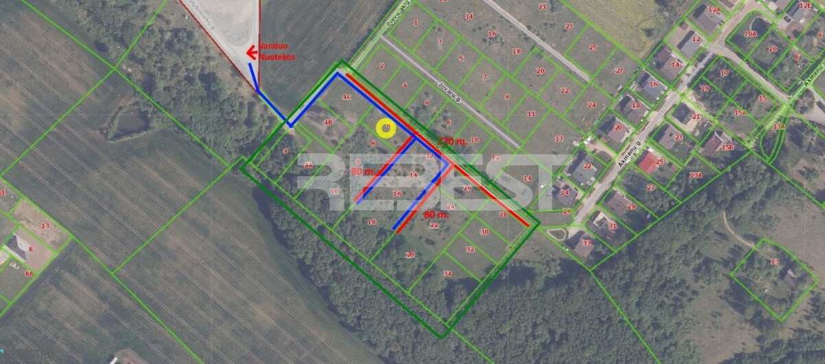 Parduodamas namų valdos paskirties sklypas Samanų g., Verduliukų k., Šiaulių r. sav., 10 a ploto 7