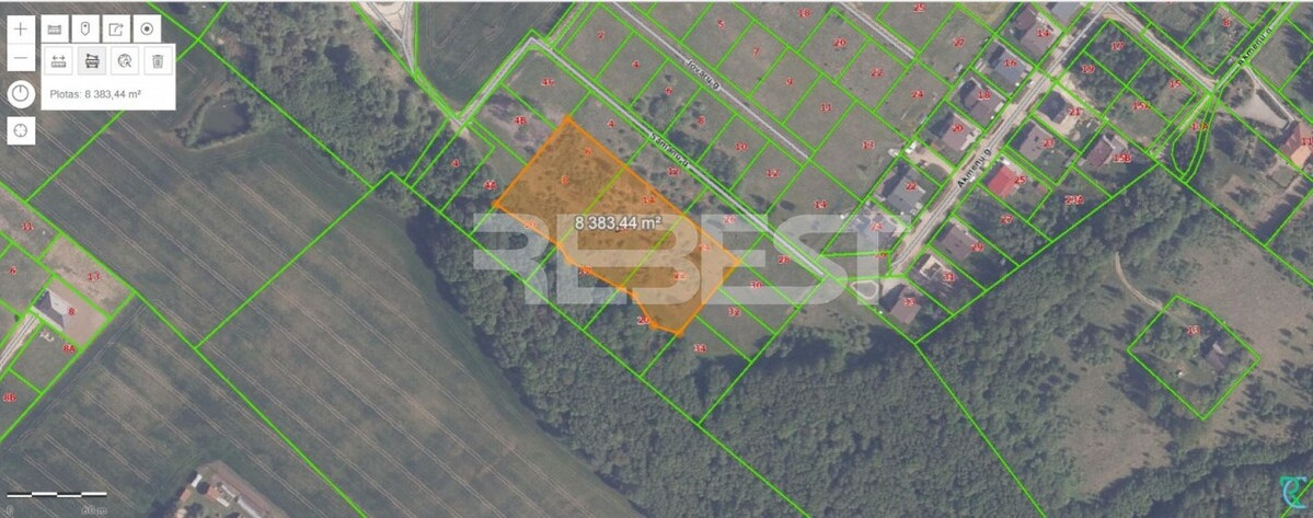 Parduodamas namų valdos paskirties sklypas Samanų g., Verduliukų k., Šiaulių r. sav., 10 a ploto 10