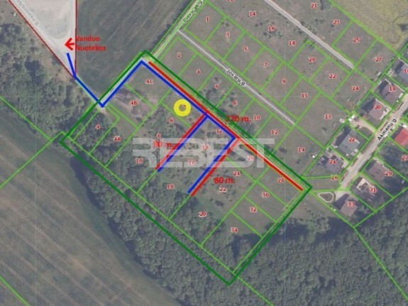 Parduodamas namų valdos paskirties sklypas Samanų g., Verduliukų k., Šiaulių r. sav., 10 a ploto 2
