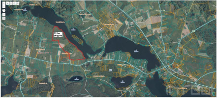 Prie Pakalo ež., Ignalinos raj. parduodamas didelis, išskirtinis sklypas besiribojantis su ežero pakrante net 1200 metrų. 28