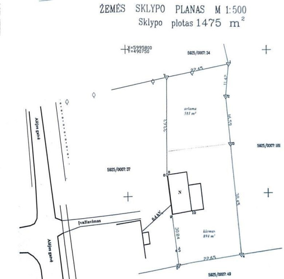 Parduodamas namas Alėjos g., Leipalingio mstl., Druskininkų sav., 244.41 m2 ploto, 1 aukštai 30