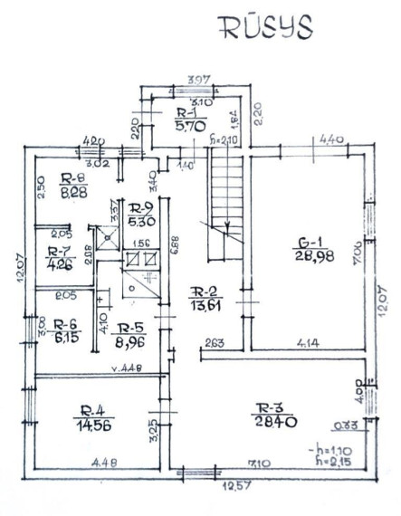 Parduodamas namas Alėjos g., Leipalingio mstl., Druskininkų sav., 244.41 m2 ploto, 1 aukštai 32