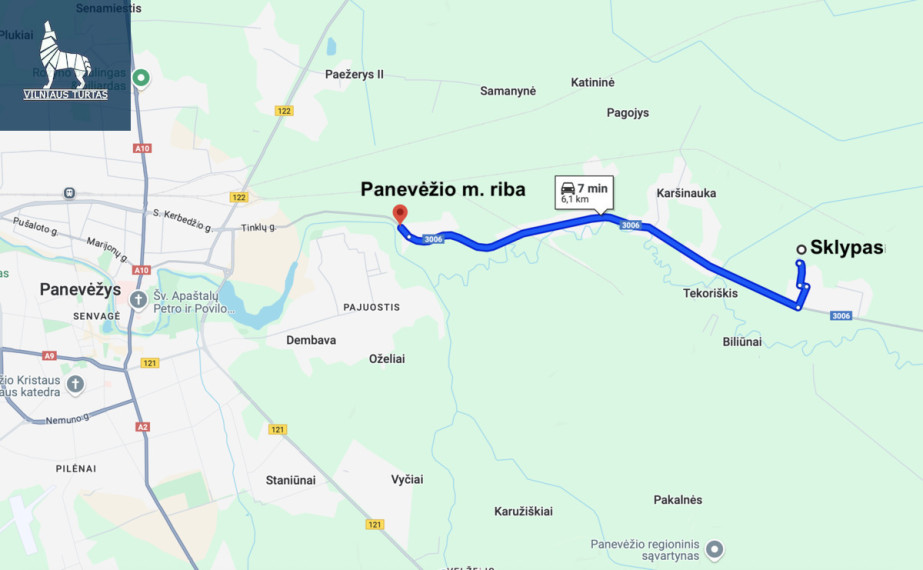 Parduodamas  sklypas Trakiškio k., Panevėžio r. sav., 54 a ploto 9