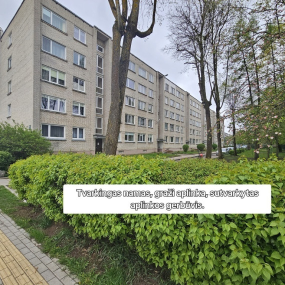 Parduodamas butas Ežero g., Centre, Šiauliuose, 48.02 kv.m butas I aukšte 1