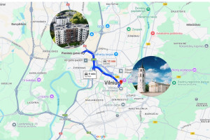 Nuomojamas butas Pieninės g., Žvėrynas, Vilniaus m., Vilniaus m. sav., 35.25 m2 ploto, 2 kambariai 36