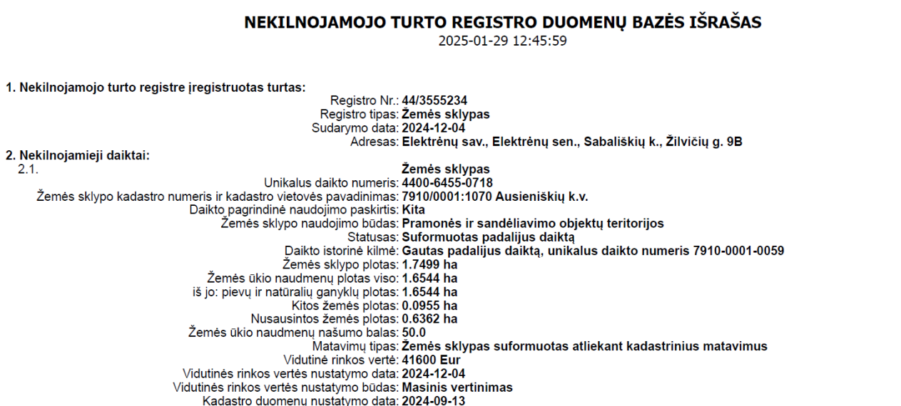 Parduodamas sklypas Žilvičių g., Sabališkių k., Elektrėnų sav., 350 a ploto 11